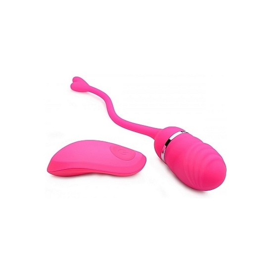 LUV-POP VIBRATING EGG WITH CONTROL - PINK