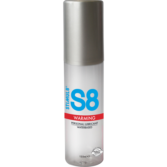 S8 WATER-BASED LUBRICANT HEAT EFFECT 125ML