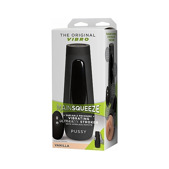 MAIN SQUEEZE THE ORIGINAL VIBRO PUSSY - 9 FUNCTIONS