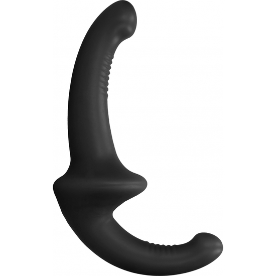 Dildo With Harness Without Silicone Support - Black