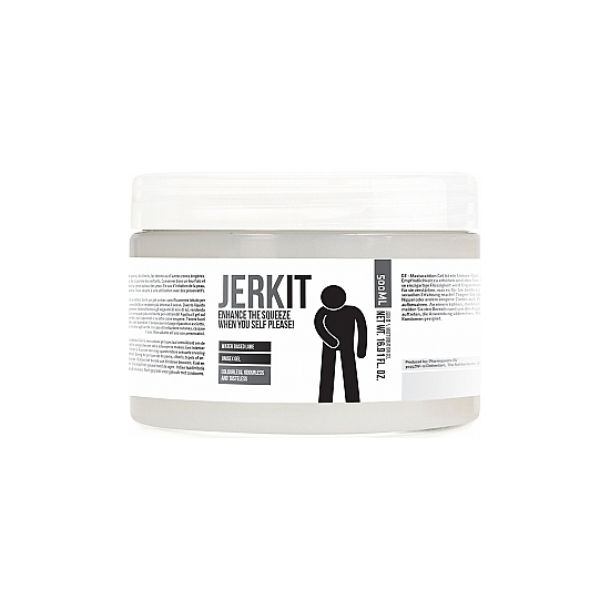 JERK IT - ENHANCE THE SQUEEZE WHEN YOU SELF PLEASE - STIMULATING GEL 500ML PHARMAQUESTS