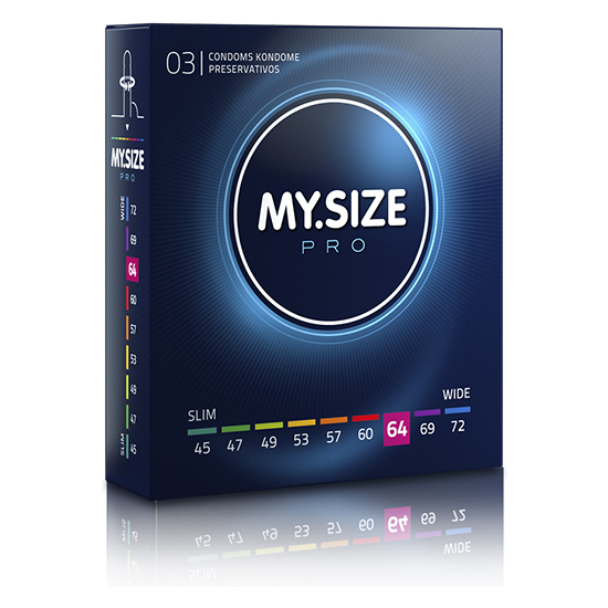 MY SIZE CONDOMS 64MM - 3UDS