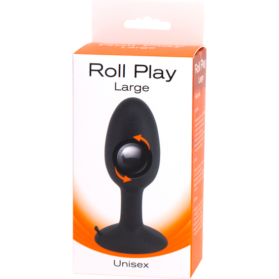 LARGE SILICONE ROLL PLAY PLUG