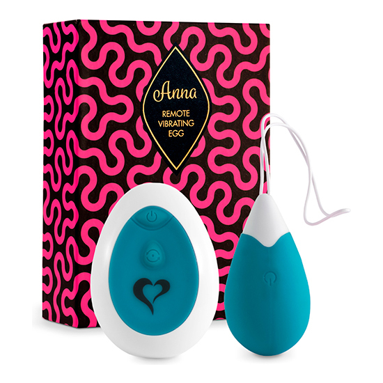 Feelztoys - Anna Remote Control Vibrating Egg - Turquoise