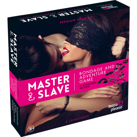 MASTER SLAVE KIT BDSM FOR COUPLES PINK TEASE AND PLEASE