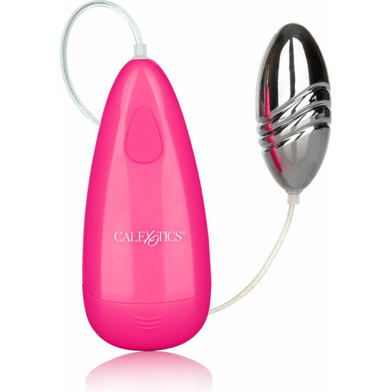 VIBRATOR BULLET WITH CONTROL AND WATERPROOF - PINK CALEXOTICS