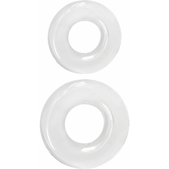 Renegade Double Stack Kit Of 2 Rings - Transparent