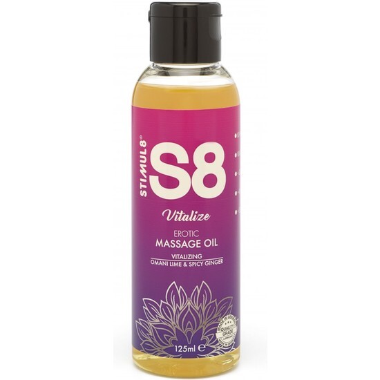 S8 Vitalice Massage Oil: Lima Omani And Picante Ginger - 125ml