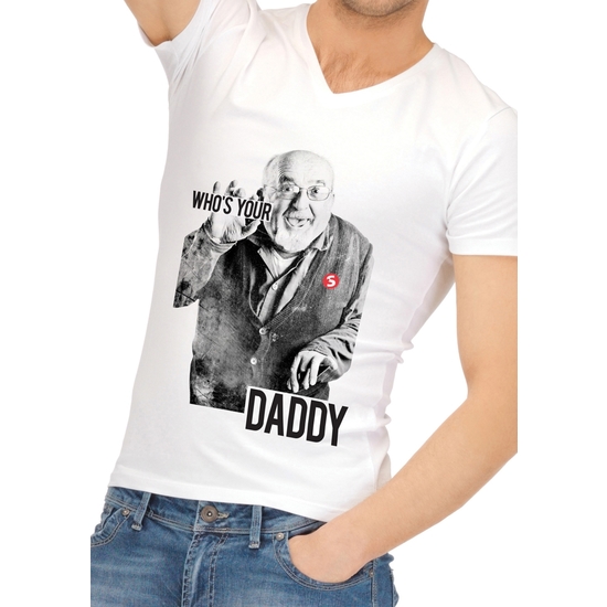 FUNNY T-SHIRT WHO IS YOUR DADDY