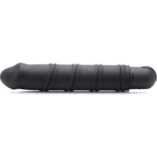 XL BULLET WITH SWIRL SILICONE SLEEVE - BLACK