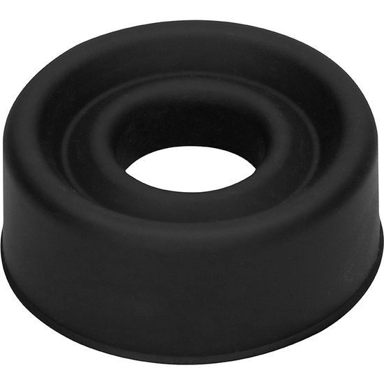 LARGE THICK BLACK SILICONE RING