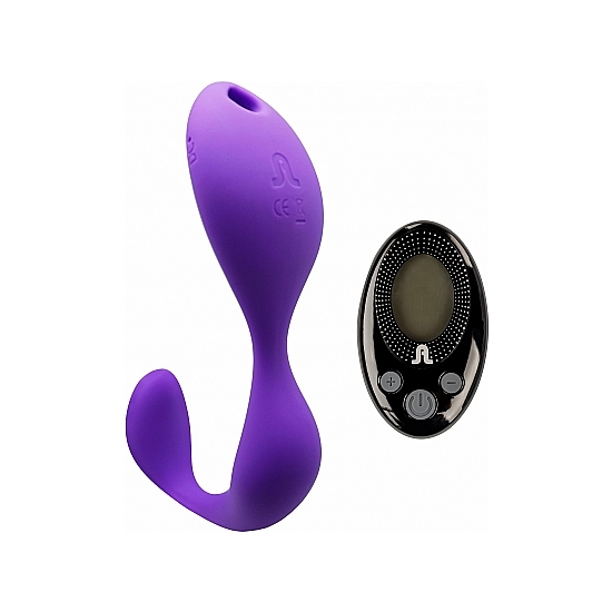 MR. HANDS-FREE VIBRATOR HOOK WITH REMOTE - PURPLE