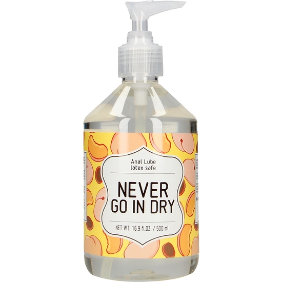 Anal Lubricant - Never Go In Dry - 500 Ml