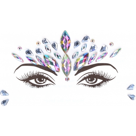 LE DESIR GLOSSY STICKERS DAZZLING CROWNED FACE BLING