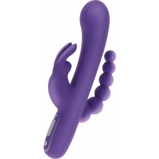Triple Pleasure Vibrator-purple