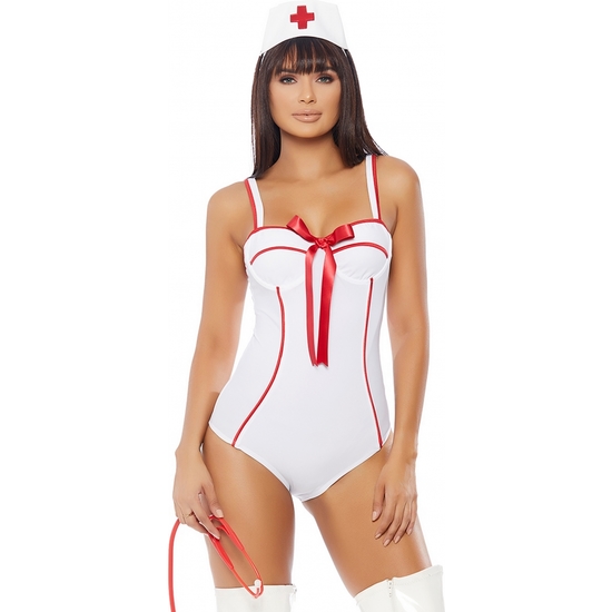 IN PERFECT HEALTH SEXY NURSE COSTUME - WHITE FORPLAY